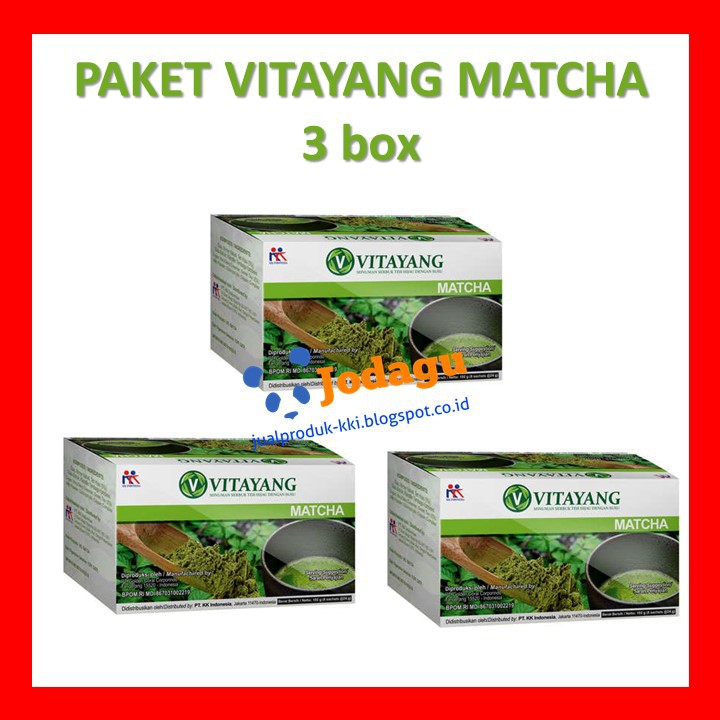 

PAKET HEMAT 3 BOX VITAYANG MATCHA