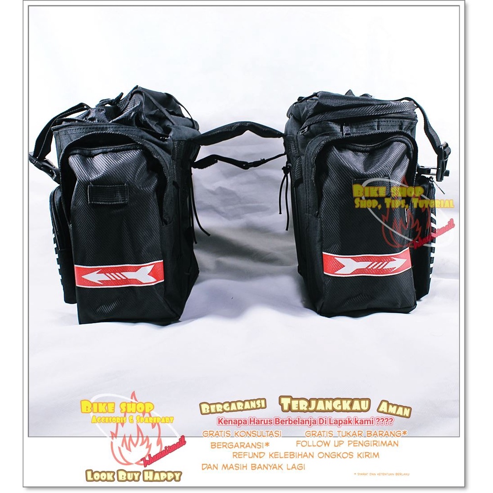 Tas Pannier Shimano Double Touring Bagasi Kiri Kanan
