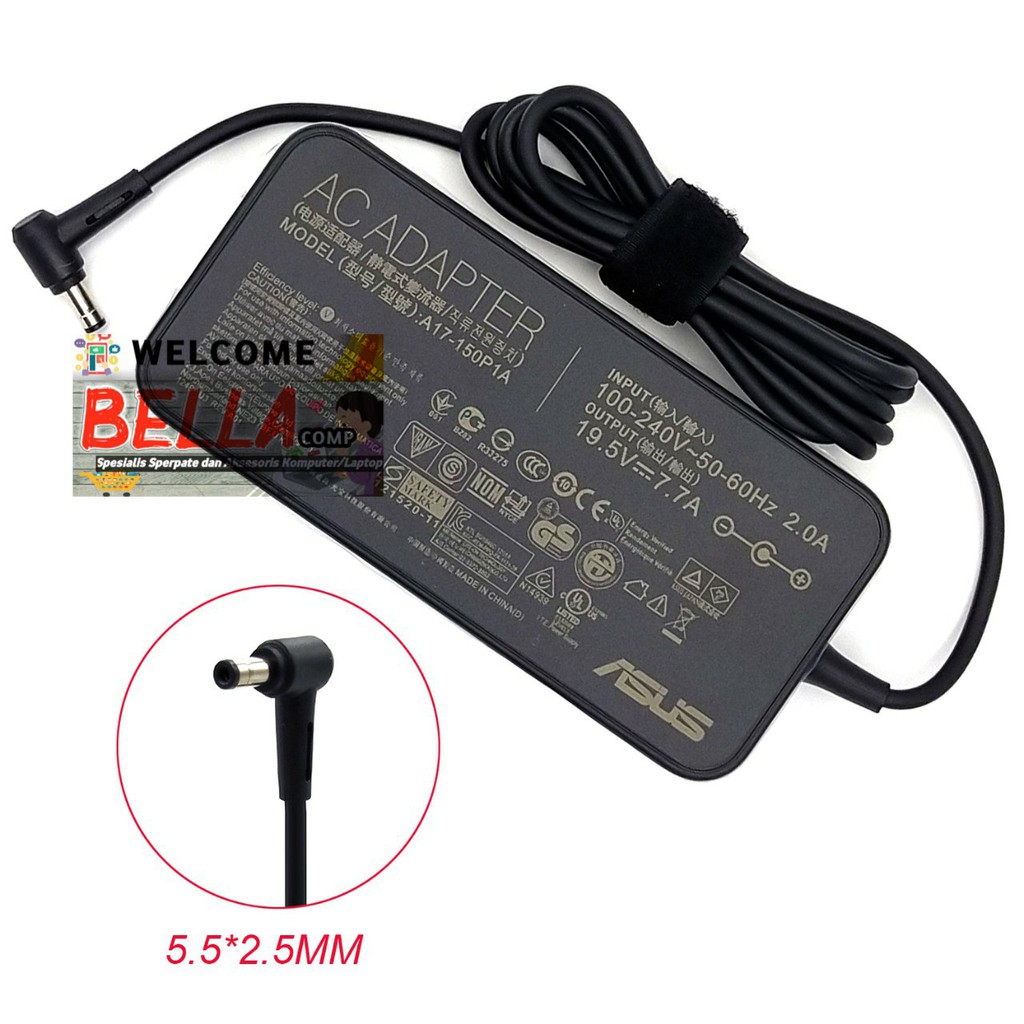 19.5V 7.7A 150W Laptop Adaptor Charger For Asus GL503G GL503GE GL703G GL703GE GL703GS GL703V GL703VD