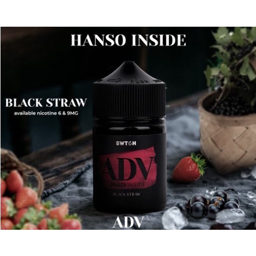 SWTCH ADV HANSO BLACK STRAWBERRY 60 M L