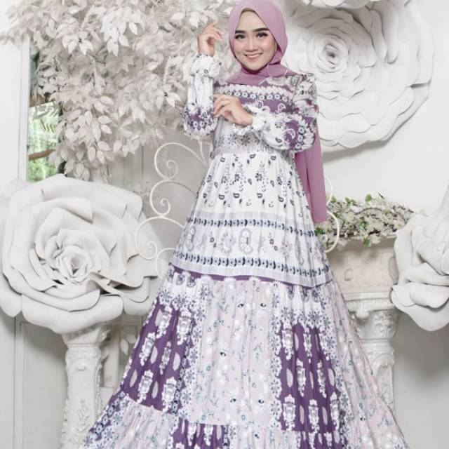 Bayar di tempat cod Gamis Mariska Dress