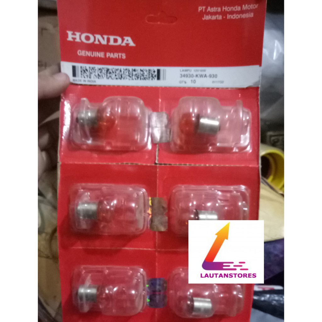 34930-KWA-930 Bohlam Lampu Lampu Sen 12v/10w