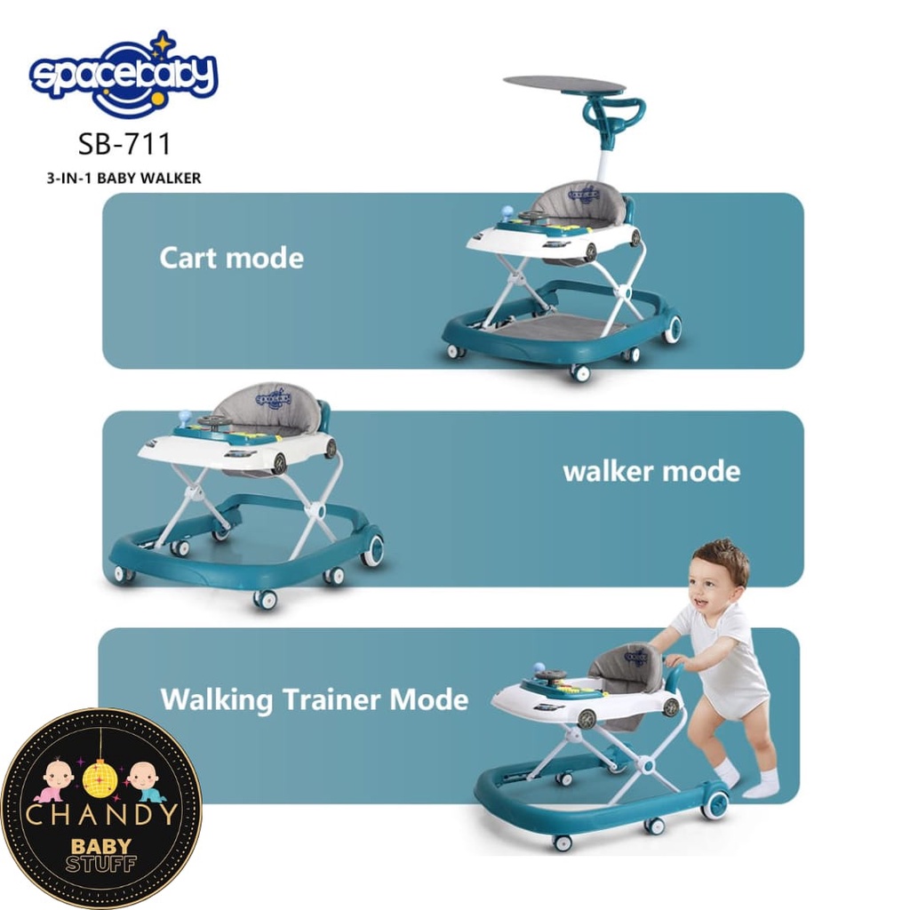 BABY WALKER 3IN1 SPACE BABY SB 711