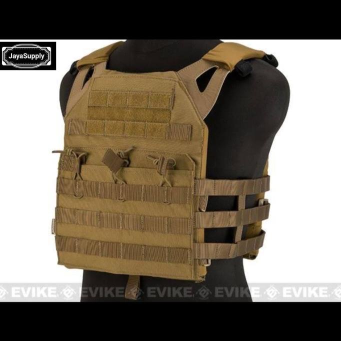 Rompi JPC Airsoft Tactical Vest FSBE CIRAS SPC Emerson Molle Armor TAN