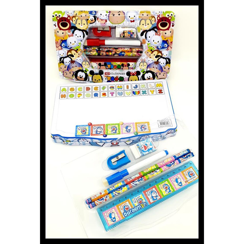 

Alat Tulis Set / Tempat Pensil Kaleng / Souvenir / Peralatan Sekolah Sale