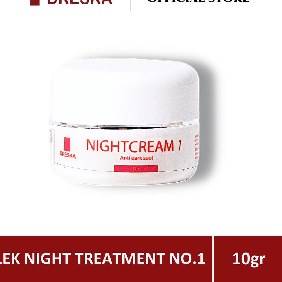 ✵ [PROMO 4.4] FLEK KRIM MALAM DRESKA whitening night cream (NC1/NC2) ℮