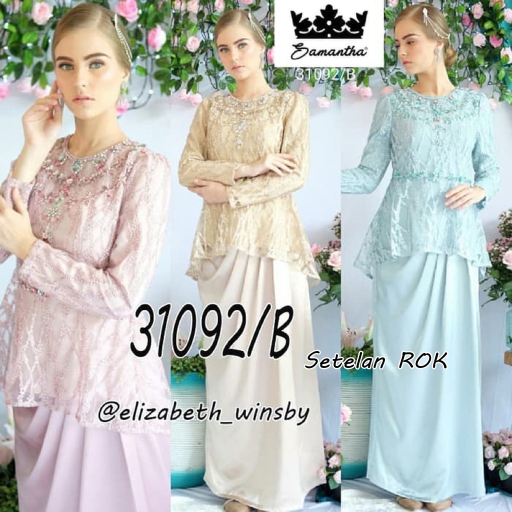 [ORIGINAL] SAMANTHA ELIZABETH WINSBY FASHION BAJU ATASAN WANITA MUSLIM PESTA DRESS GAMIS