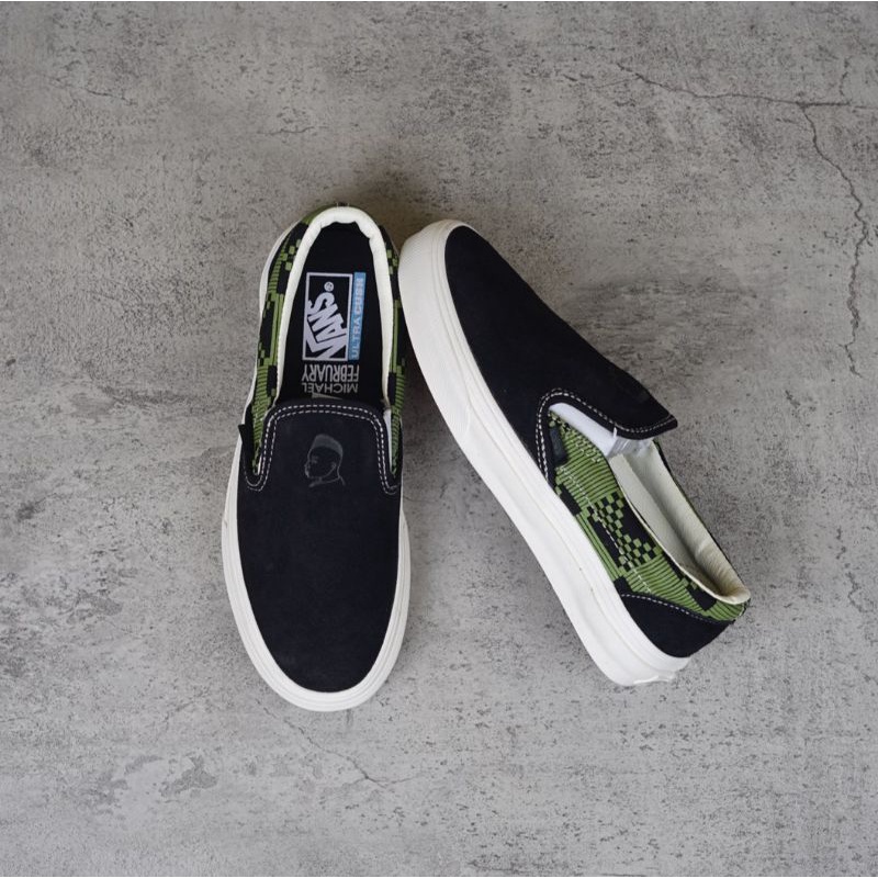 Vans Slip On Michael February Black Olive