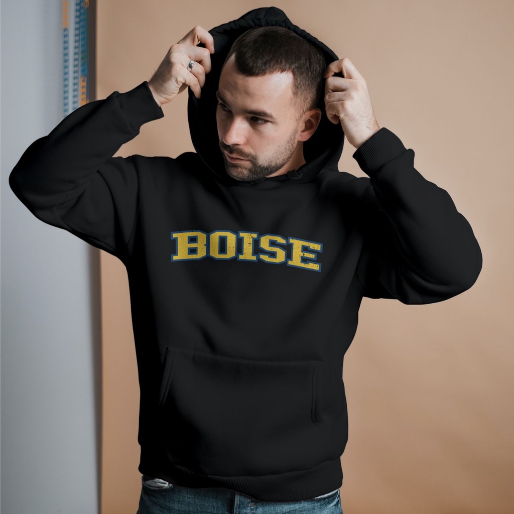 Hoodie Boise Black Premium Quality