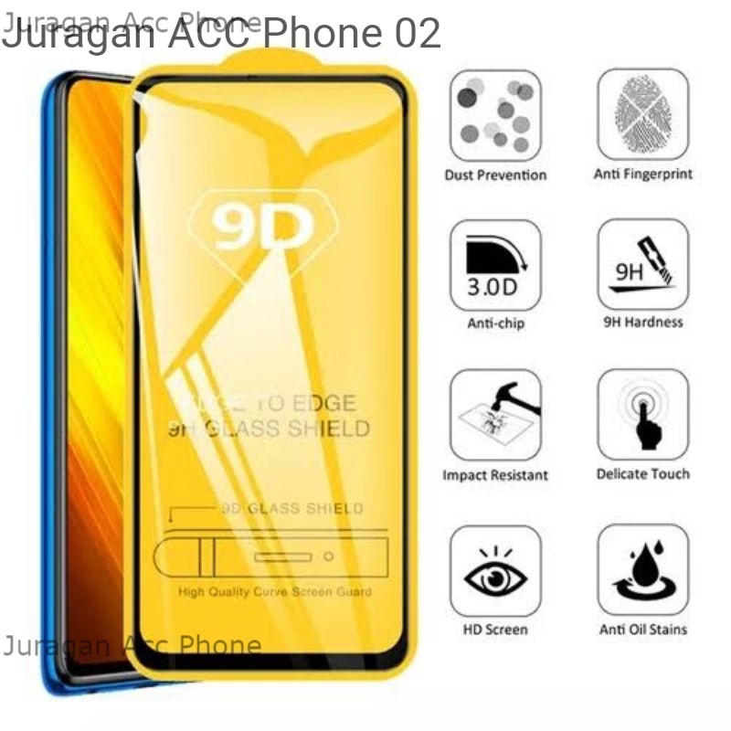 Tempered Glass Tg Anti Gores Full Kaca Infinix Hot 10 Screen Guard Kaca Premium Full Infinix Hot 10 