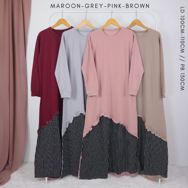 GAMIS GARIS KOMBINASI