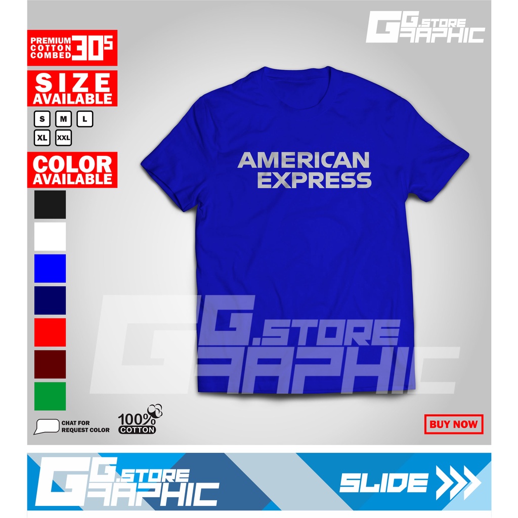 Baju kaos AMERICAN EXPRESS