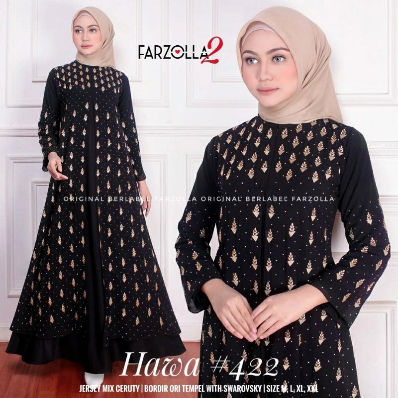 GAMIS MODERN / GAMIS TURKI / GAMIS TERBARU MURAH KEKINIAN / GAMIS  SYARI JERSEY / GAMIS HITAM BORDIR