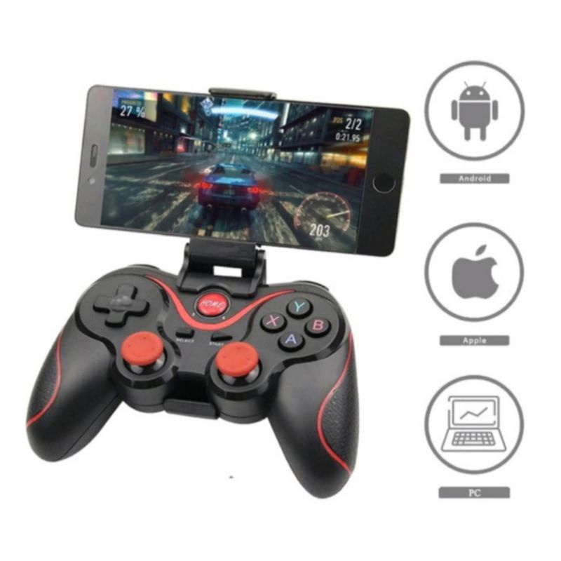 joystick Gamepad Bluetooth X3 Game Controller Android-Hp-Tv BoX
