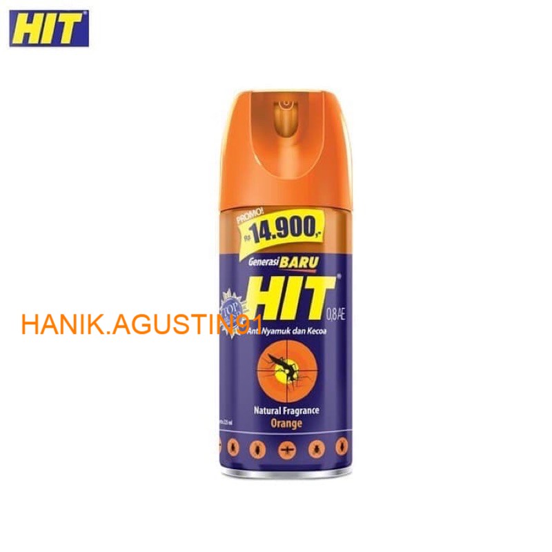 Hit Aerosol 200ml Lily Blossom &amp; Orange - Hit Pembunuh Nyamuk Lily dan Jeruk