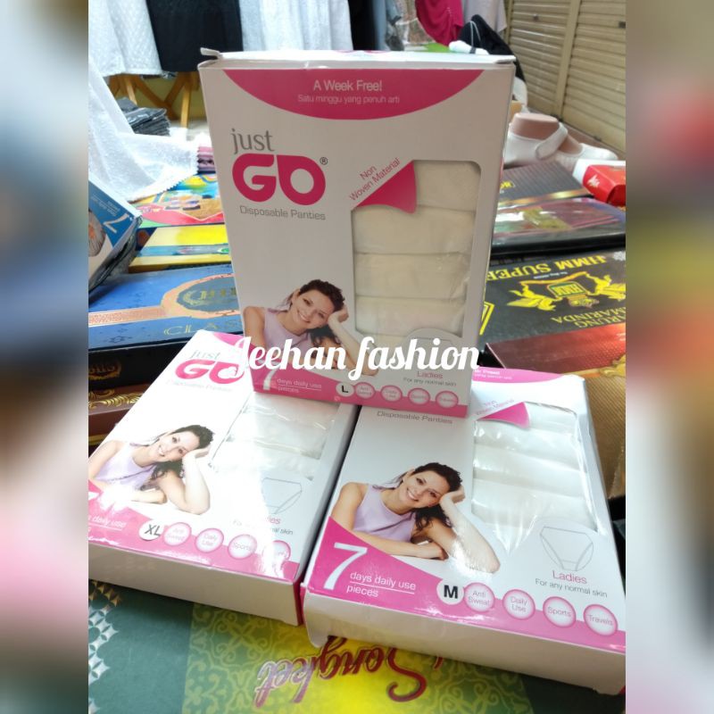 Celana Dalam Kertas Just Go Disposable Jeehan fashion