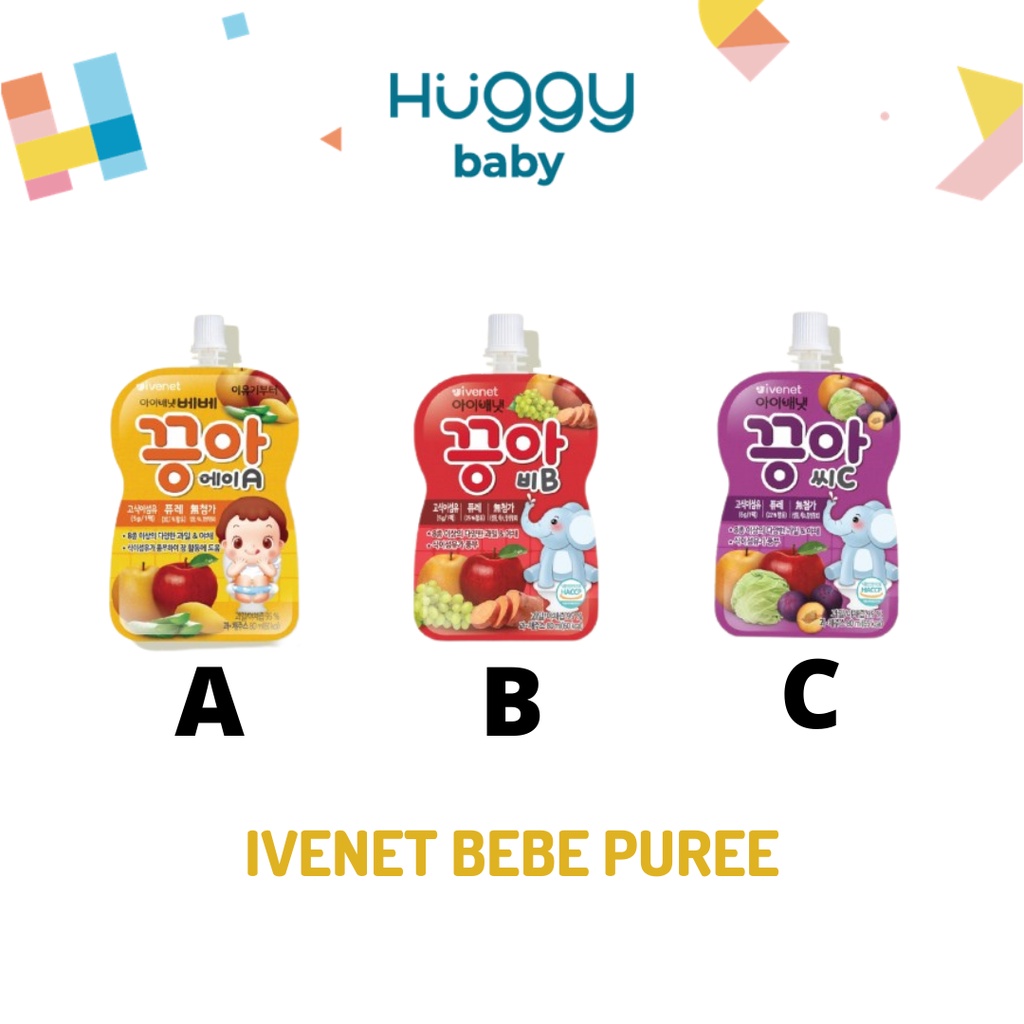 Ivenet Bebe Puree - Jus Buah Sehat Bayi dan Anak