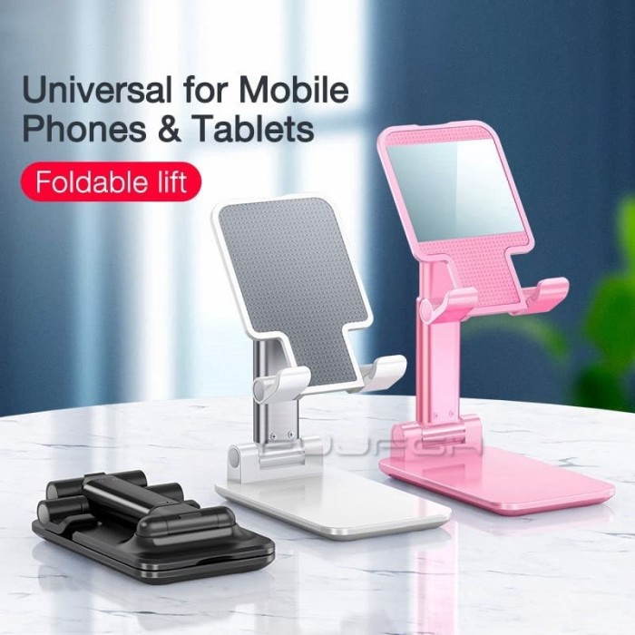 Holder Stand HP di Meja Tablet Hp Lipat Tempat Dudukan HP Universal