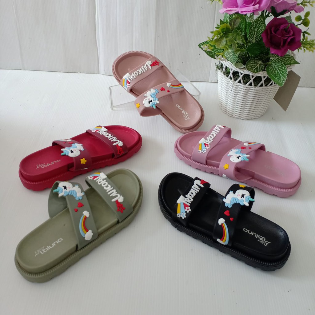 gos SANDAL TALI UNICORN Anak Sandal Anak Perempuan Selop Tali