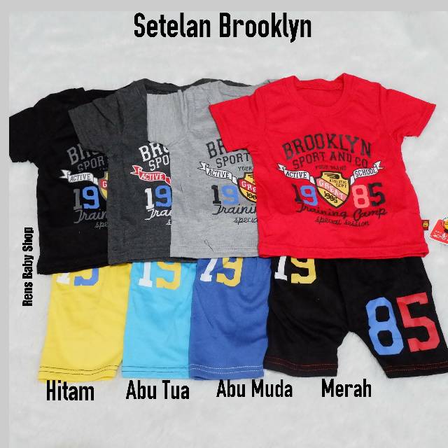 Setelan brooklyn singlet anak bayi