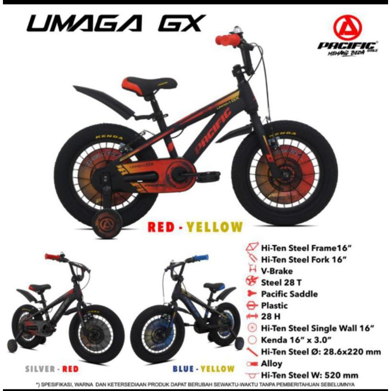 Sepeda BMX Anak 16 inch Pacific UMAGA GX