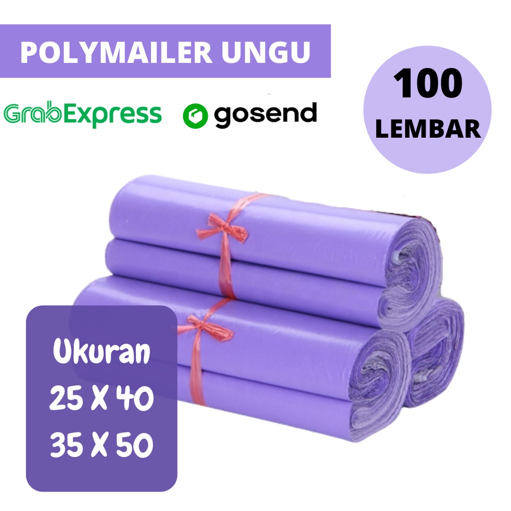 Plastik Packing Online Shop Plastik Polymailer kualitas PREMIUM Isi 100 Pcs