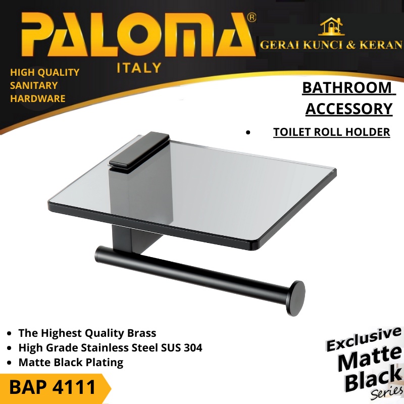 PALOMA BAP 4111 Tempat Tissue Toilet Holder Tisu Gulung Roll WC Mandi