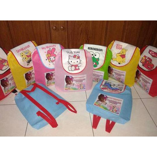 

Tas / Goodie Bag Souvenir Ulang Tahun Anak Murah Model Ransel