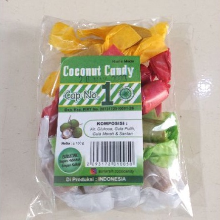 

Permen Kelapa Pack 75g/ Permen Jadul Kelapa Original Hand Made Pack 75g