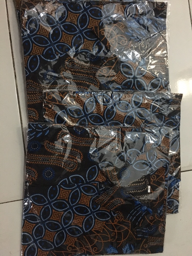 Diskon Bswart Batik Hrb026 Kenongo Hem Pendek Padi Pekalongan M L Xl Batik Pria Murah Modern Grosir