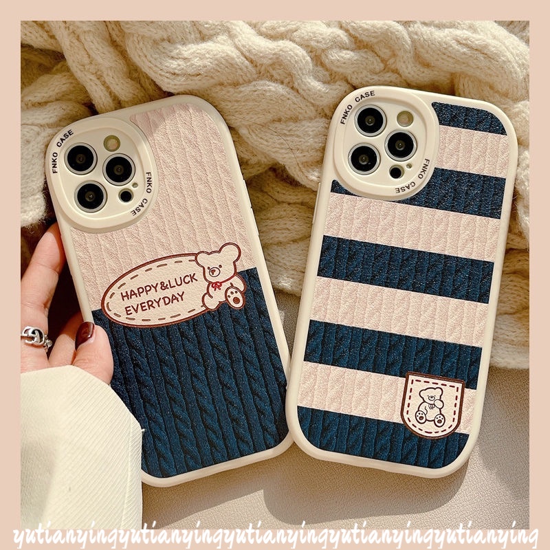 Soft Case TPU Motif Kartun Beruang NFC Untuk Xiaomi Redmi 10A 9T 9A 9 9 9C 10C 10 Redmi Note 10 9 11 11s 9s 8 10s 9Pro 11Pro 10Pro Max Mi POCO M3 X3