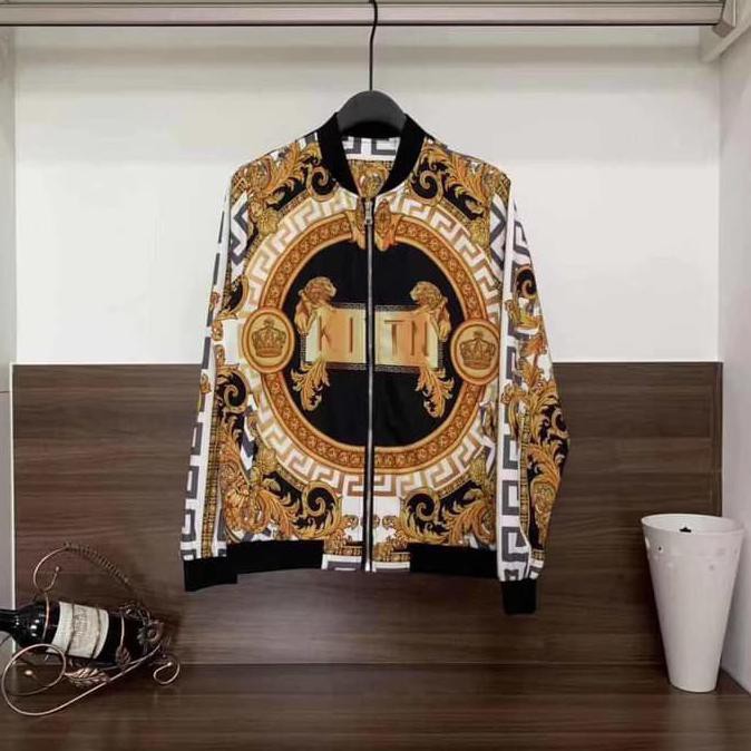 Barang Terjamin Jaket Versace Pria Mirror 1:1 Quality / J005 DISKON