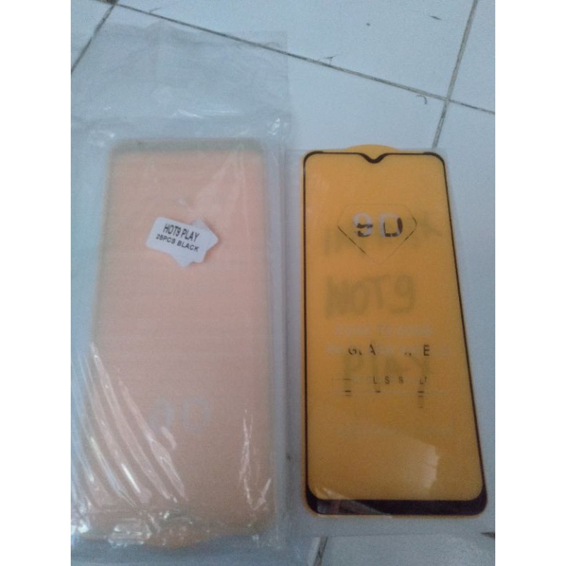 TG Tempered Glass infinix Hot 9 Play Anti Gores full layar Kaca