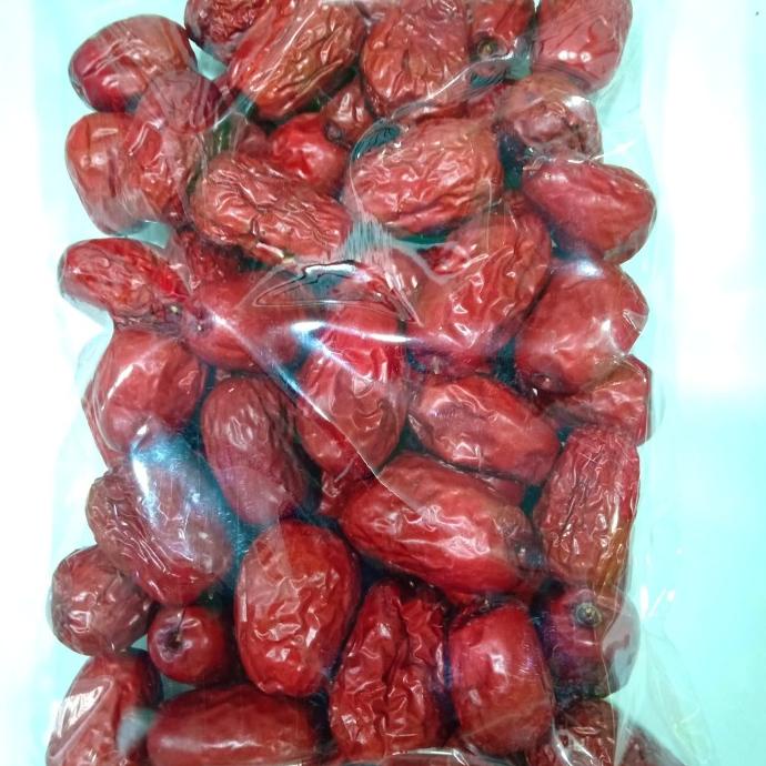 

Angco Premium Jumbo/Kurma Cina Merah Isi 500 Gr-Untuk Menambah Darah