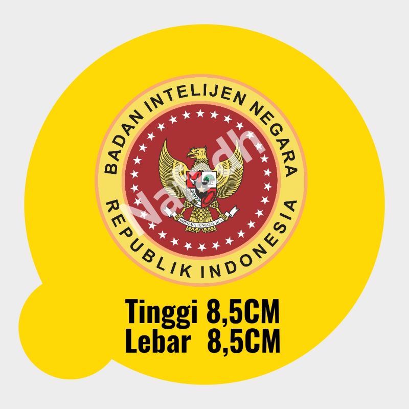 

Stiker badan intelijen negara,stiker kendaraan,motor,mobil