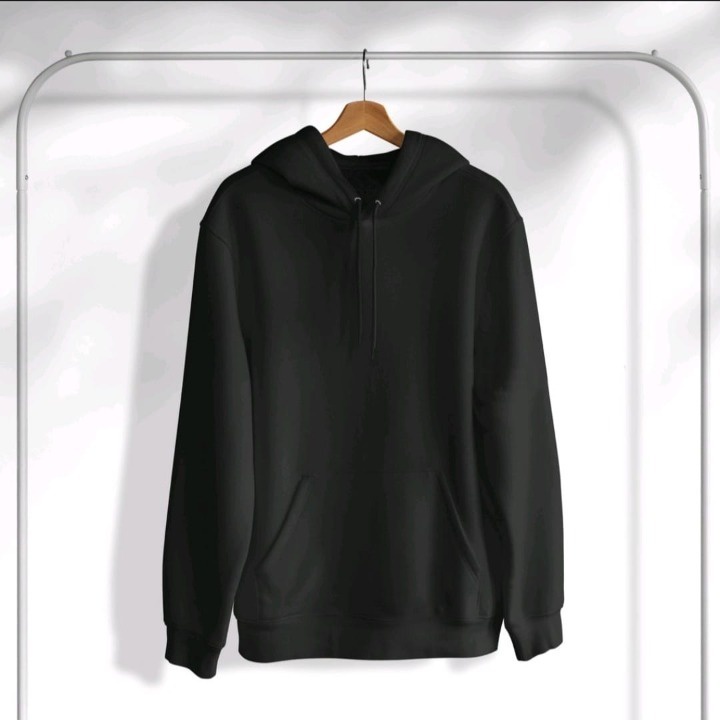 Hoodie Pria Wanita Polos Original SLSL.STORE warna Hijau Hitam