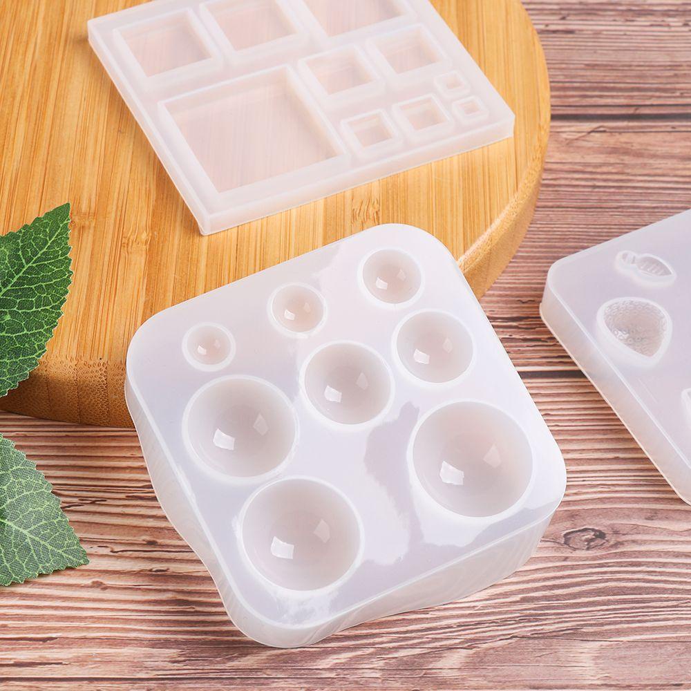 Preva Cetakan Silikon Resin Alat Membuat Perhiasan Menjatuhkan Lem Transparan Liontin Mould
