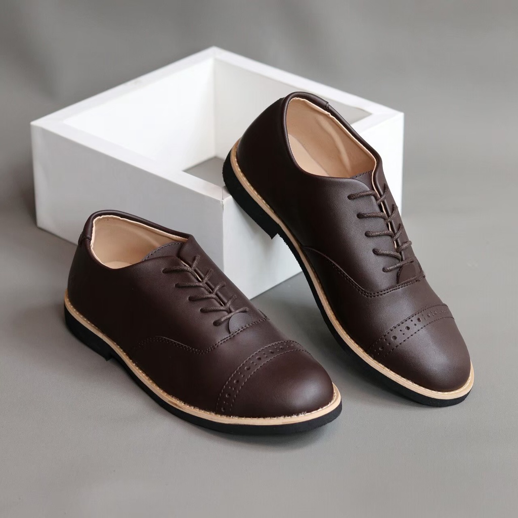 COD SEPATU FORMAL PANTOPLE TALI LOAFER PRIA DEWASA KULIT ASLI ORIGINAL FORMAL CASUAL PANTOFEL PRIA KERJA KANTOR GURU PNS PESTA RESMI NYAMAN || PANTOPEL PRIA PANSUS BERKUALITAS FASHION TRANDY