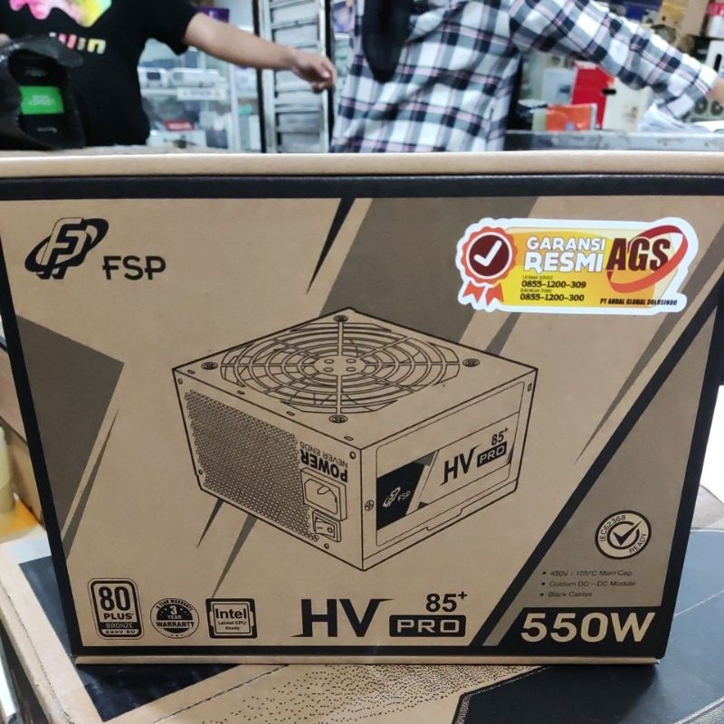 PSU FSP HV PRO 550W 85 Plus power supply