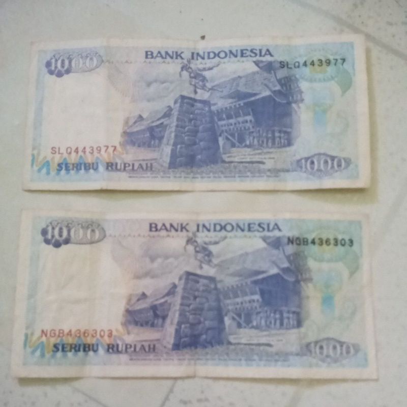 uang Asli pecahan Rp1000