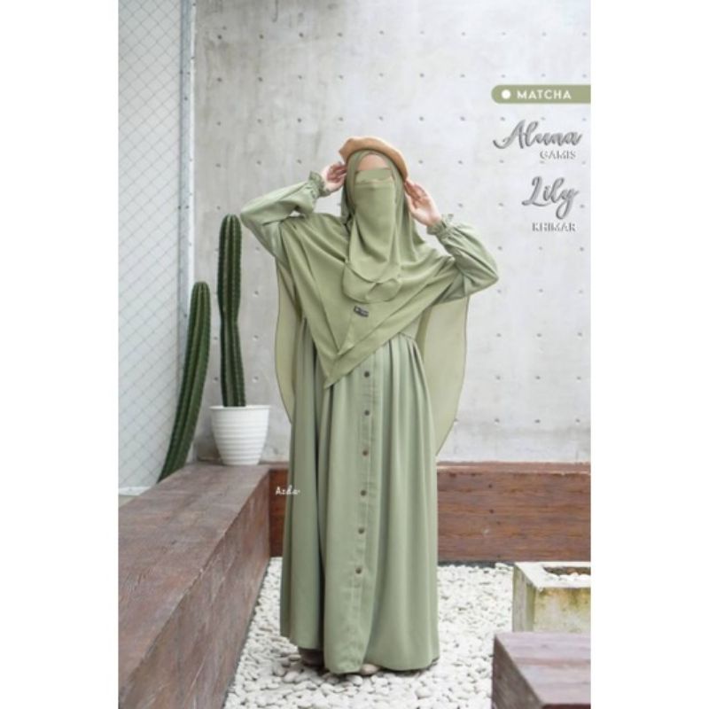 gamis aluna by azda