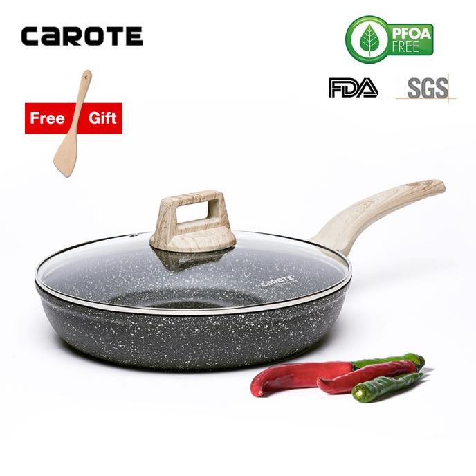 Carote EW Wajan Penggorengan Anti Lengket (Frypan) Batu Granit
