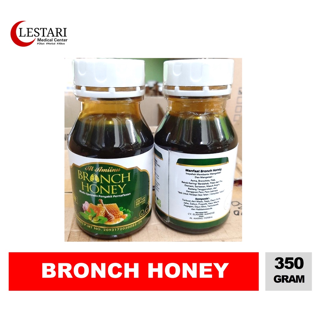 

AL AMIINN BRONCH HONEY 350 GR - MADU UNTUK PARU-PARU / PERNAFASAN