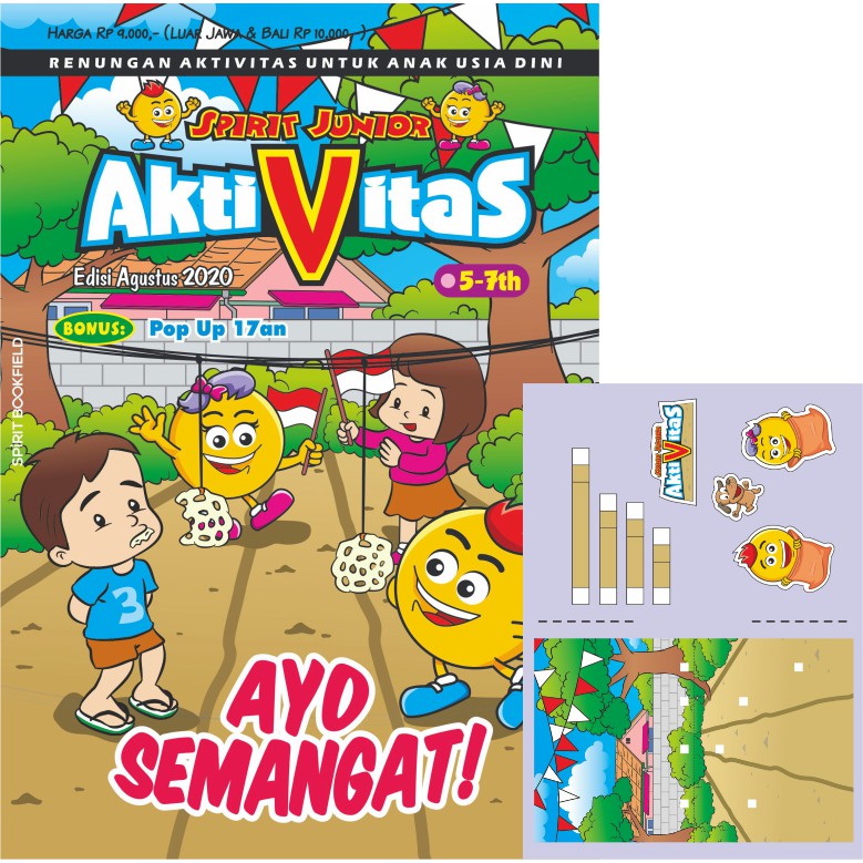 RH. Anak Spirit Junior Aktivitas Eds. Agustus 2020 Spiritbookfield