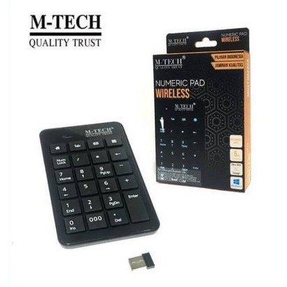 keyboard numeric wireless m-tech - keypad numerik wireless