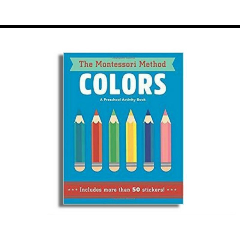 

the montessori method. montessori kit. COLORS. buku aktivitas anak WARNA. big bad wolf. best seller!