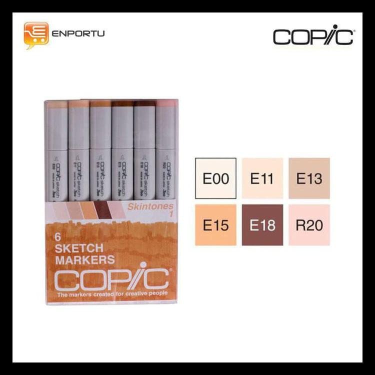 

Big Sale At 1328 Copic Sketch 6Pc Skin Tones 1Set Promo