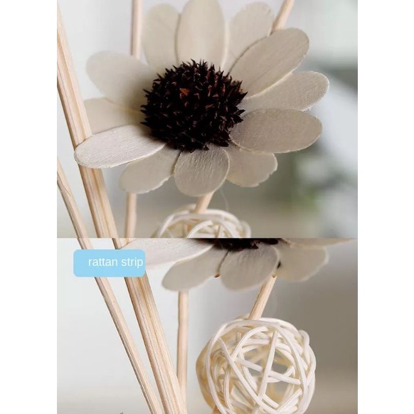 REED DIFFUSER STICK BUNGA LENGKAP DIFUSER PENGHARUM RUANGAN SET SOUVENIR KADO HADIAH LAVEFIRE