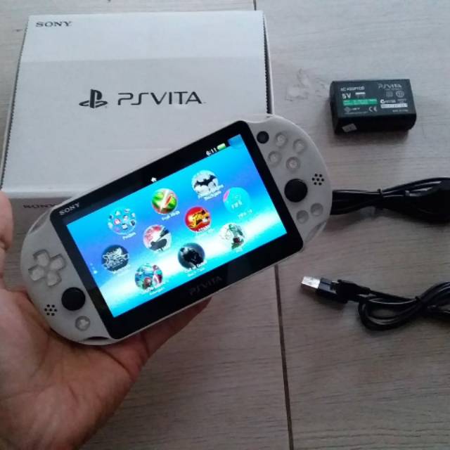 Sony PS Vita Slim Putih 64gb Henkaku Fullgame