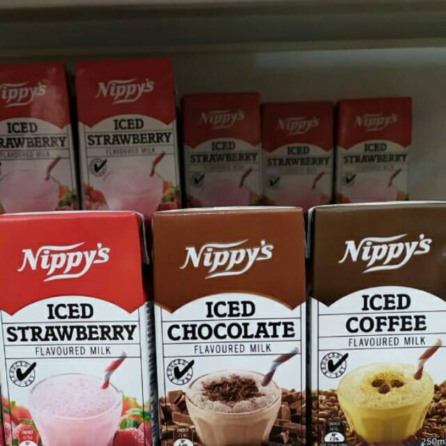 

Nippys iced coffee/chocolate/strawberry milk 250ml